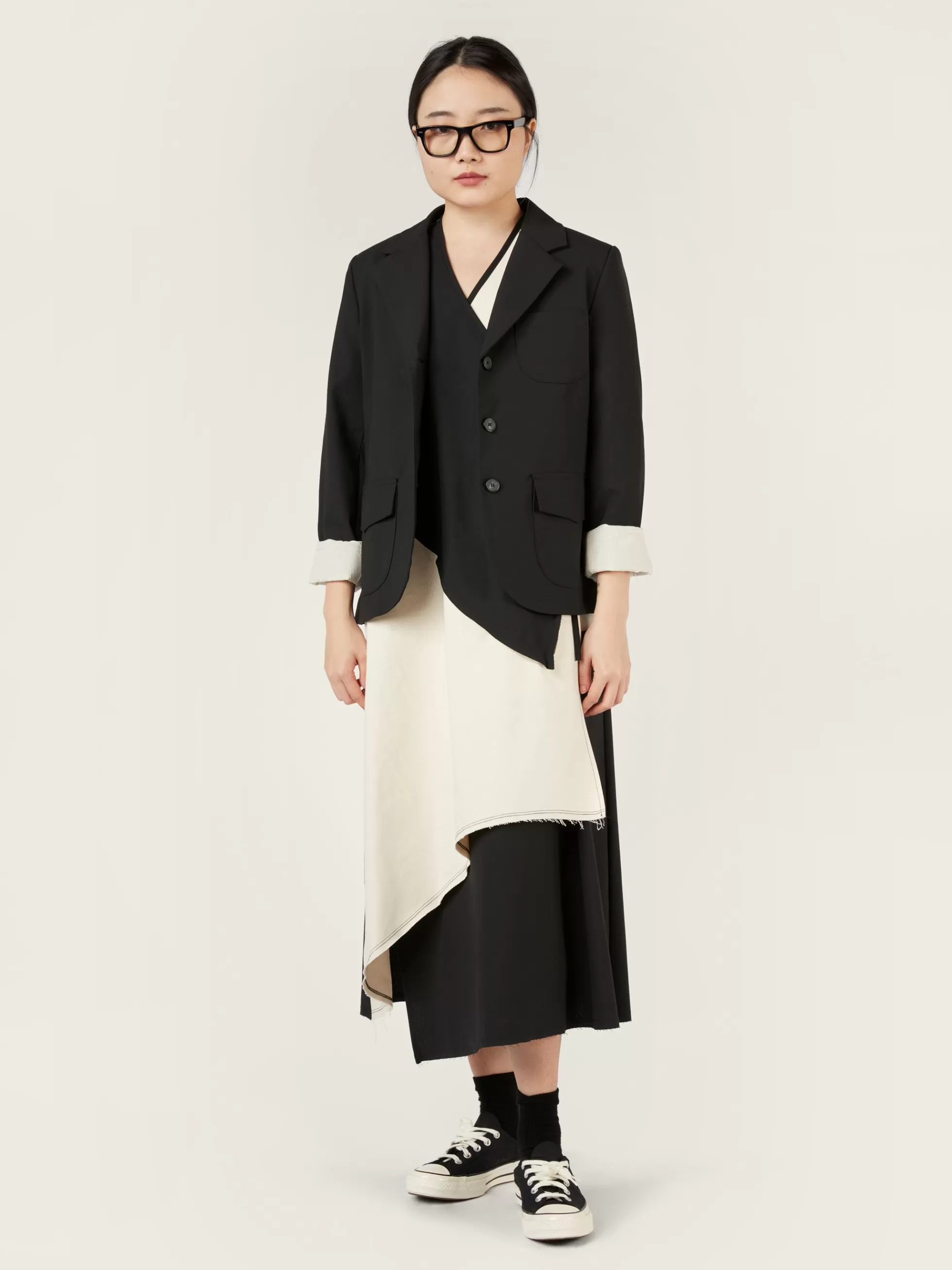 WENDYKEI Blazer Doppiato In Tessuto Ecru | Donna Giacche E Cappotti
