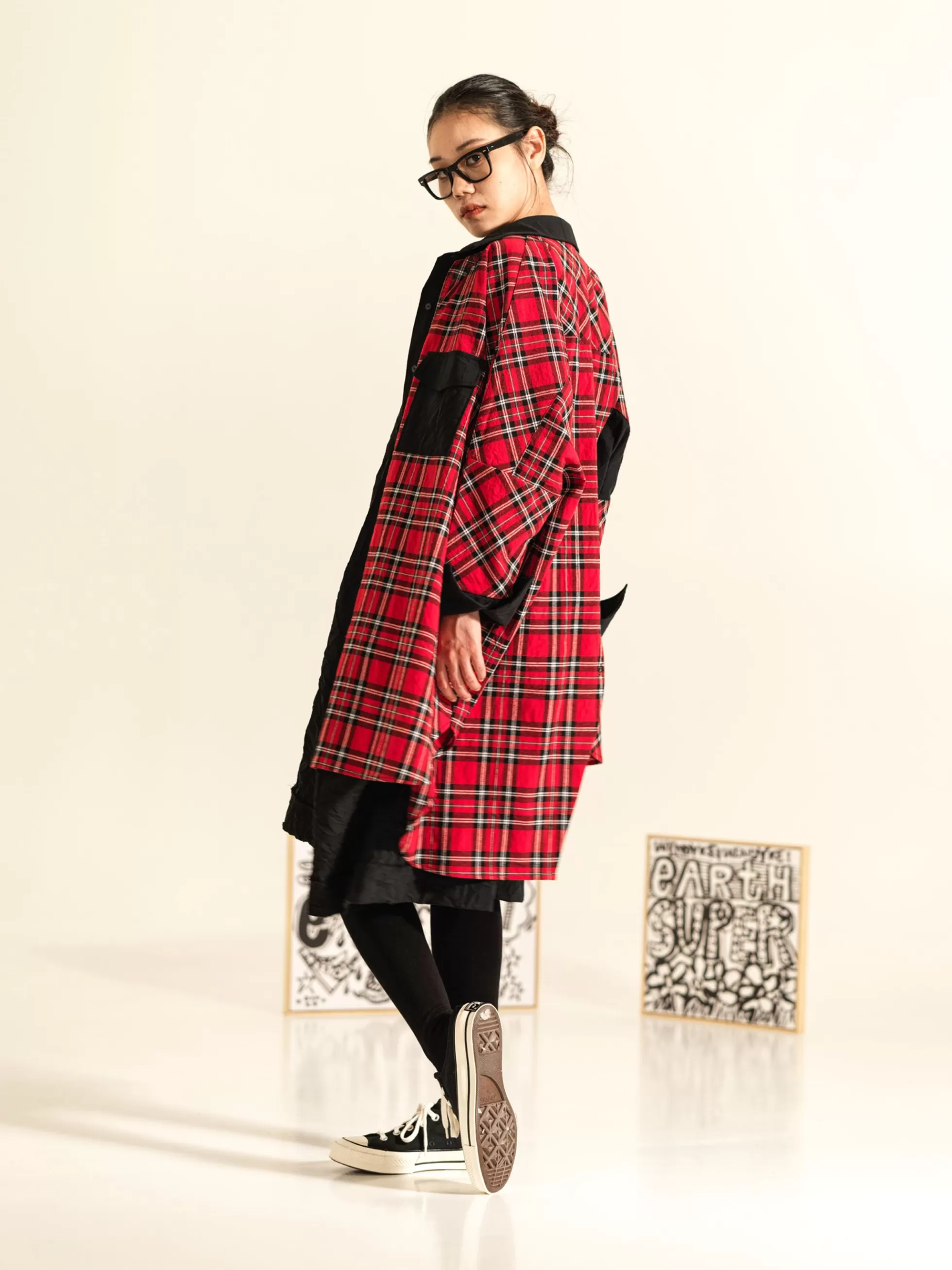 WENDYKEI Camicia Over In Tessuto Tartan | Donna Camicie