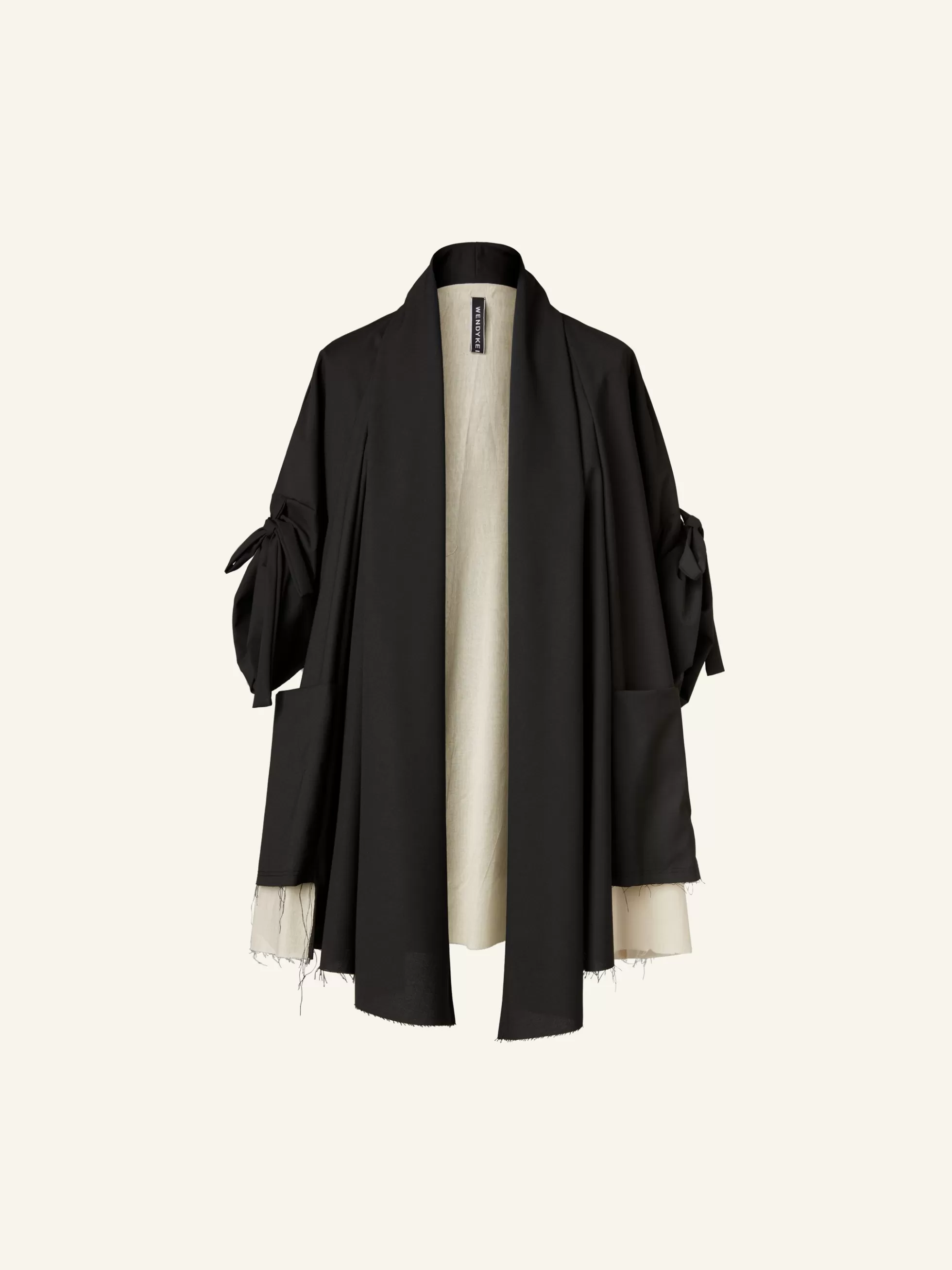 WENDYKEI Cardigan Ampio Con Maniche Arricciate Con Fiocco | Donna Giacche E Cappotti