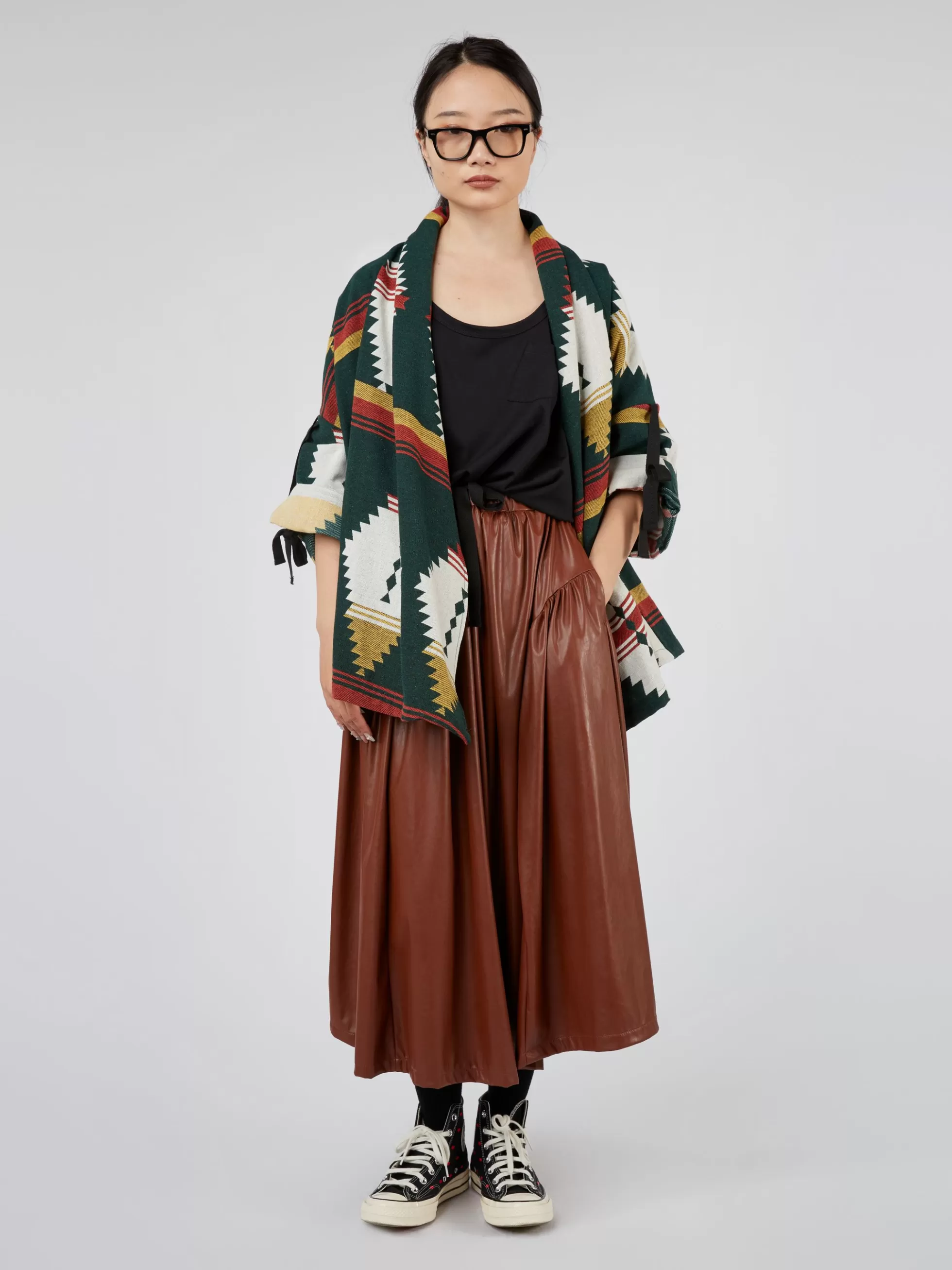 WENDYKEI Cardigan Ampio In Tessuto Geometrico | Donna Giacche E Cappotti
