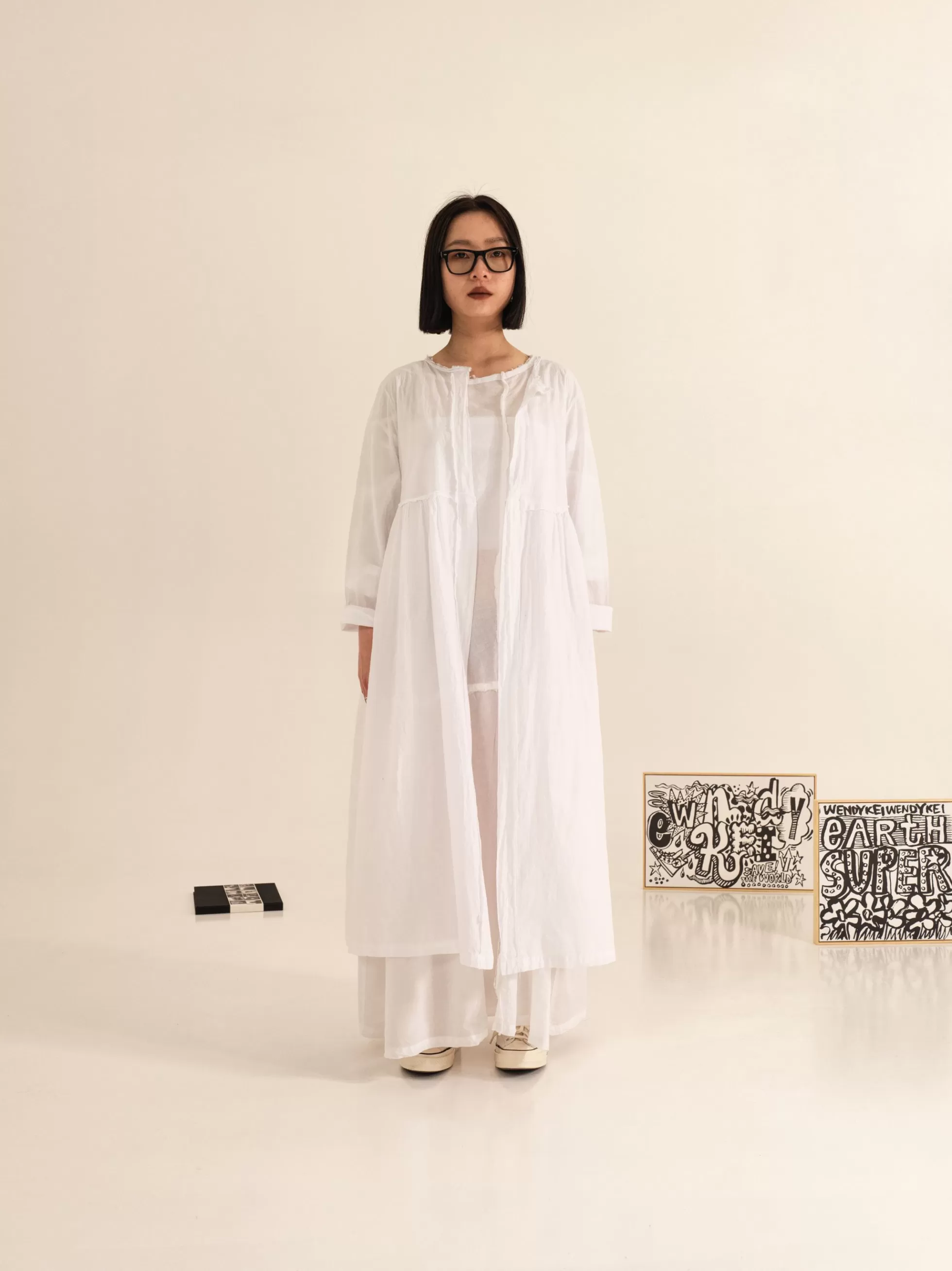 WENDYKEI Cardigan Lungo In Mussola Di Cotone | Donna Giacche E Cappotti