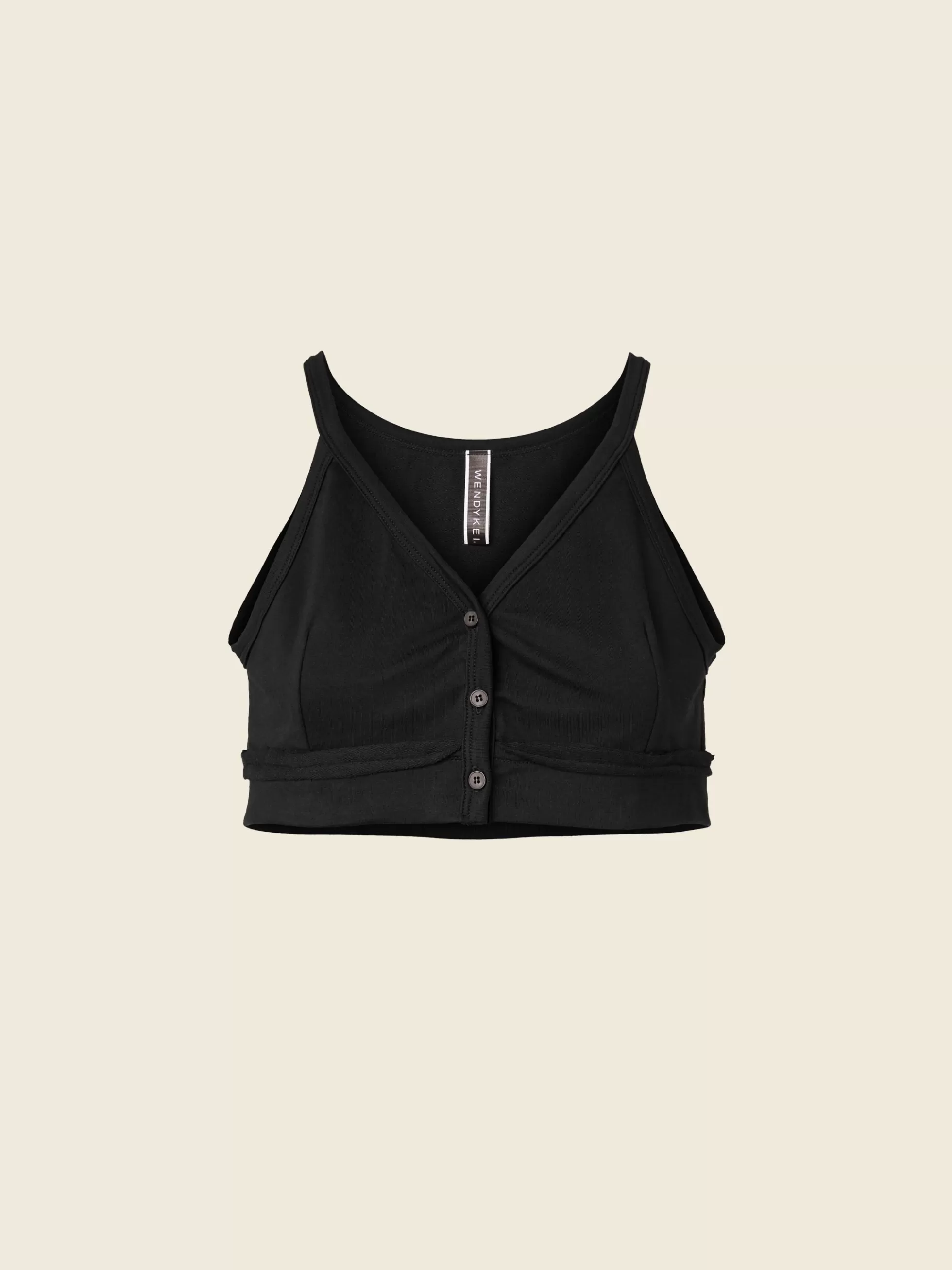 WENDYKEI Crop Top In Felpa Di Cotone Con Spalline | Donna Top E Magliette