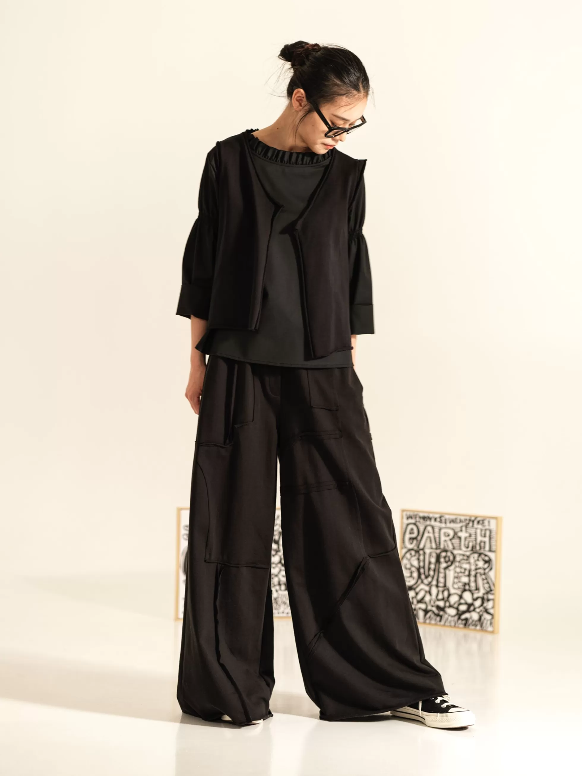 WENDYKEI Gilet In Felpa Corta Nera | Donna Giacche E Cappotti