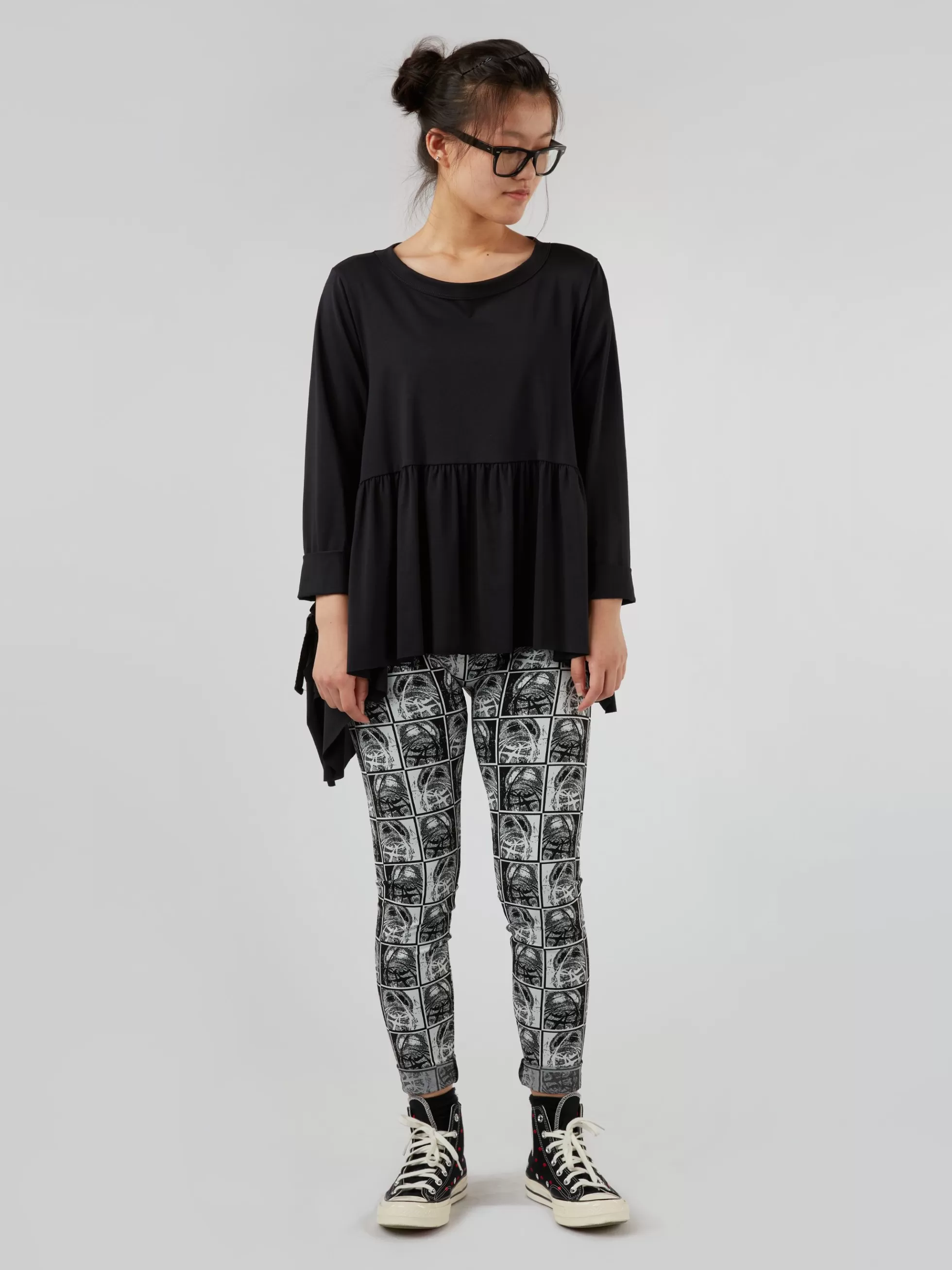WENDYKEI Leggings Fantasia B/N [Alta Qualita] | Donna Pantaloni