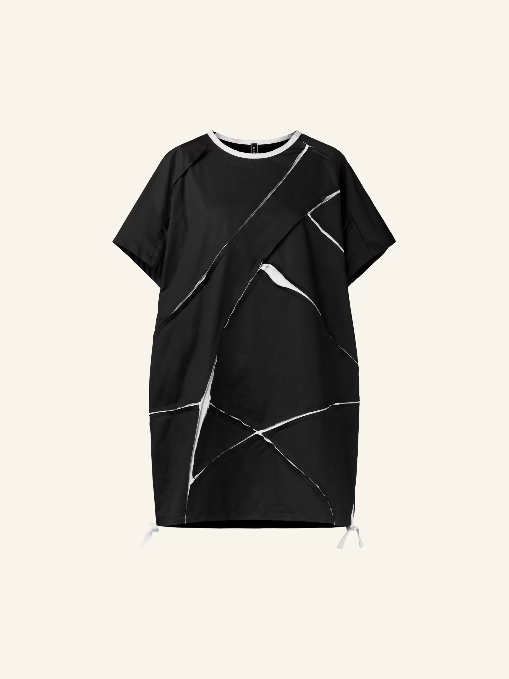 WENDYKEI Maxi T-Shirt Con Cuciture A Contrasto | Donna Top E Magliette
