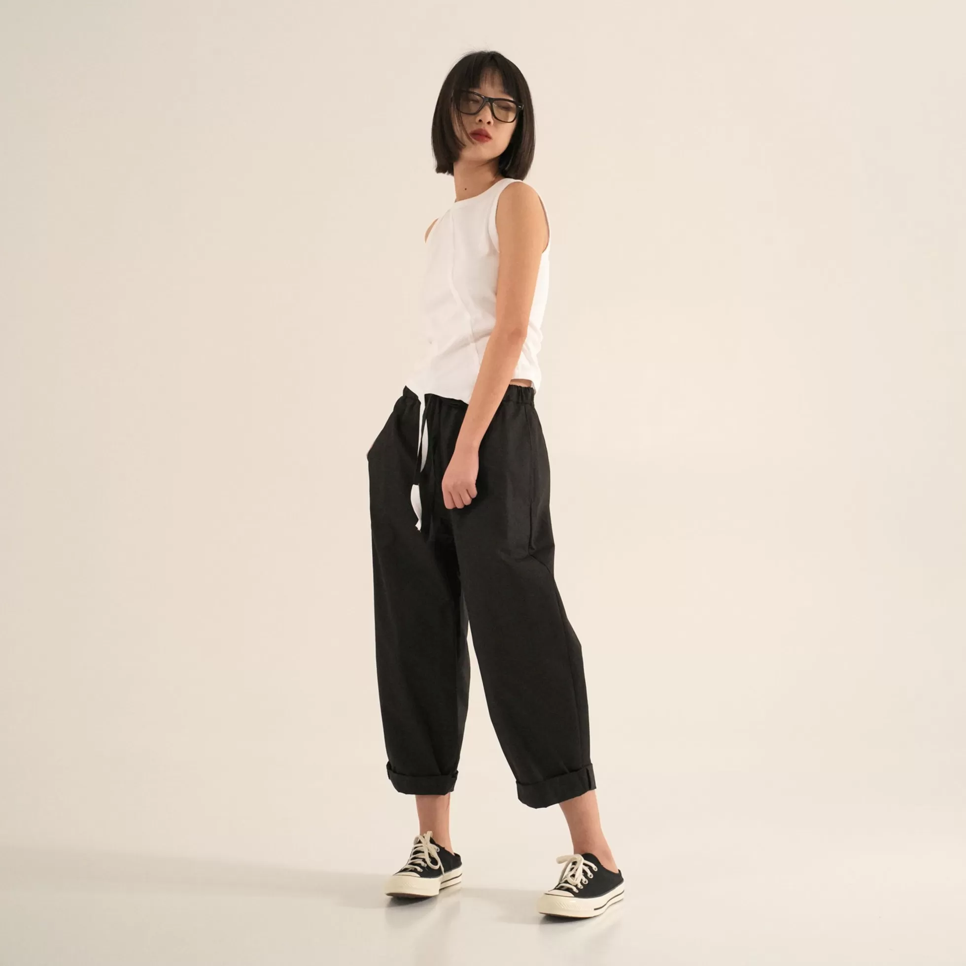 WENDYKEI Pantalone Baggy In Cotone | Donna Pantaloni
