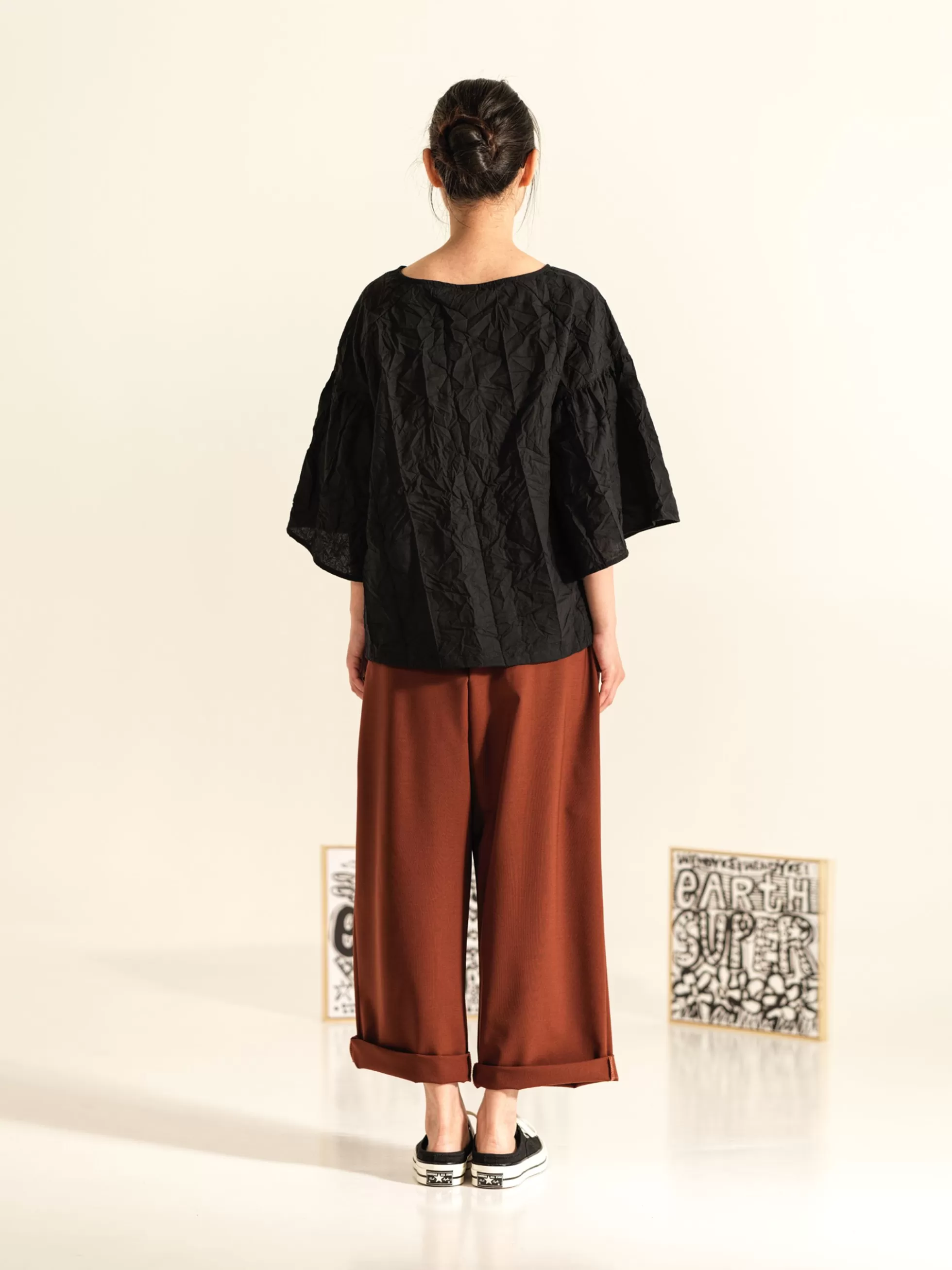 WENDYKEI Pantalone Dritto In Misto Lana Liscia | Donna Pantaloni