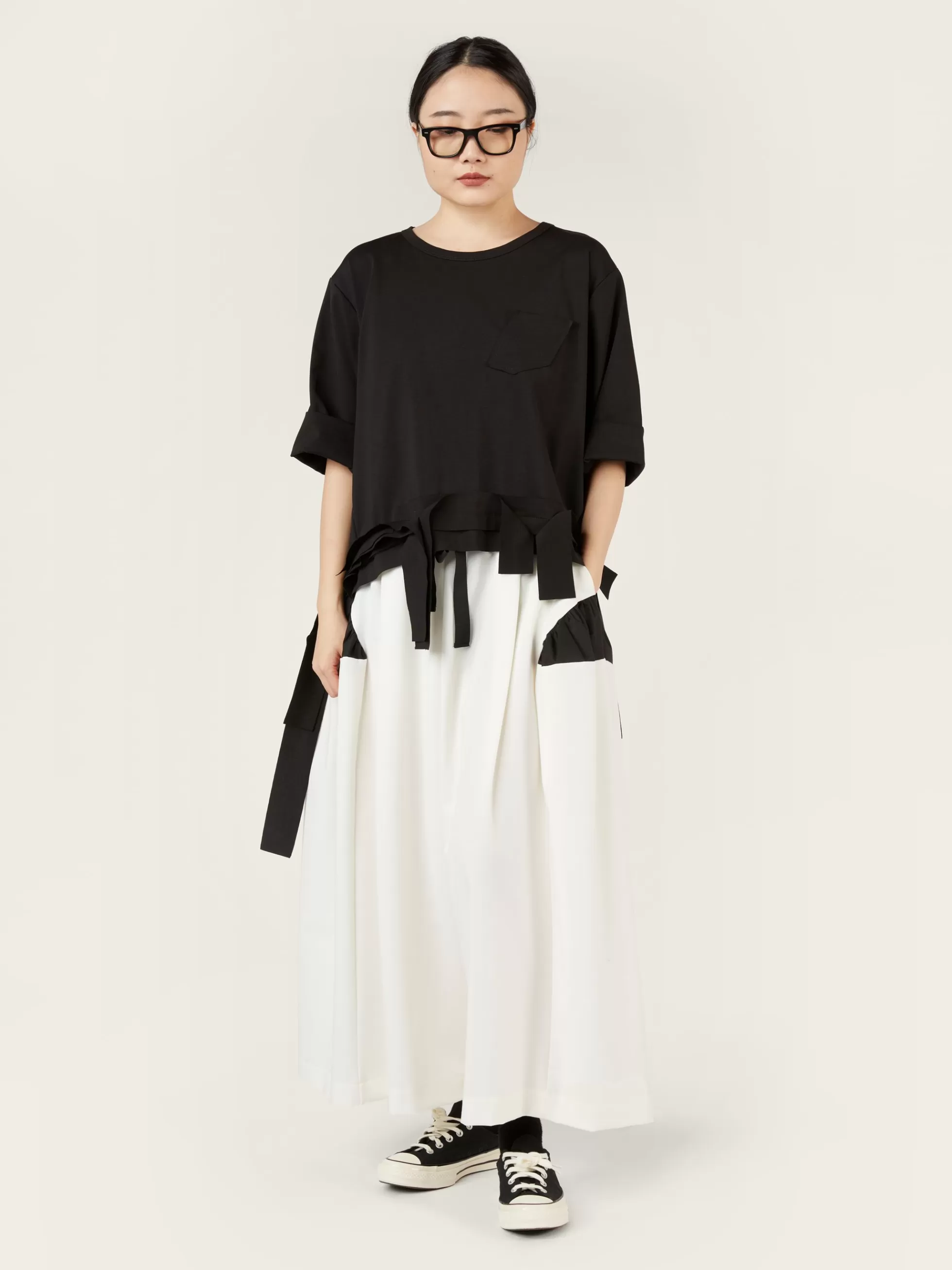 WENDYKEI Pantalone Molto Ampio In Misto Viscosa | Donna Pantaloni