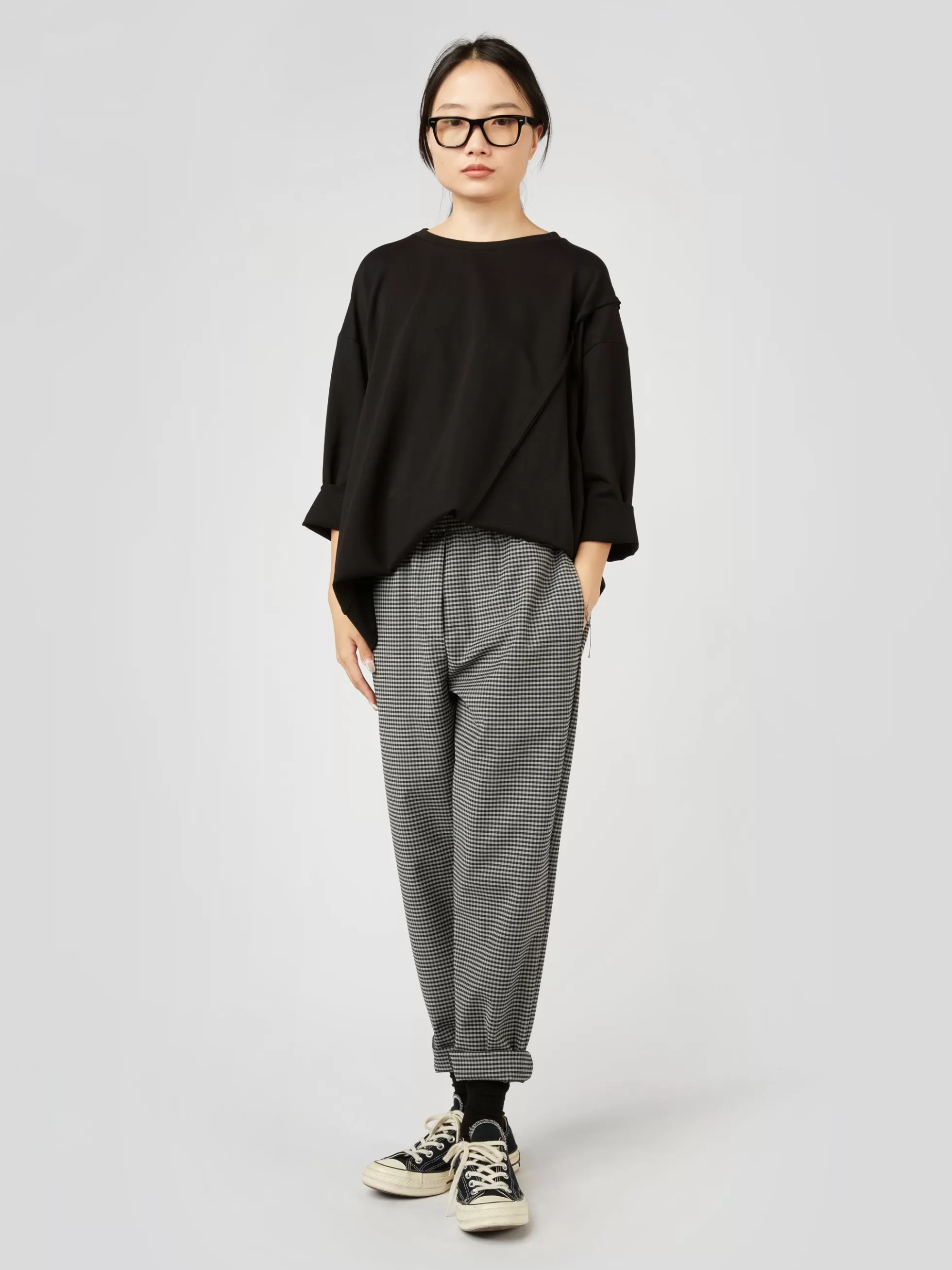 WENDYKEI Pantaloni In Misto Lana Vichy | Donna Pantaloni