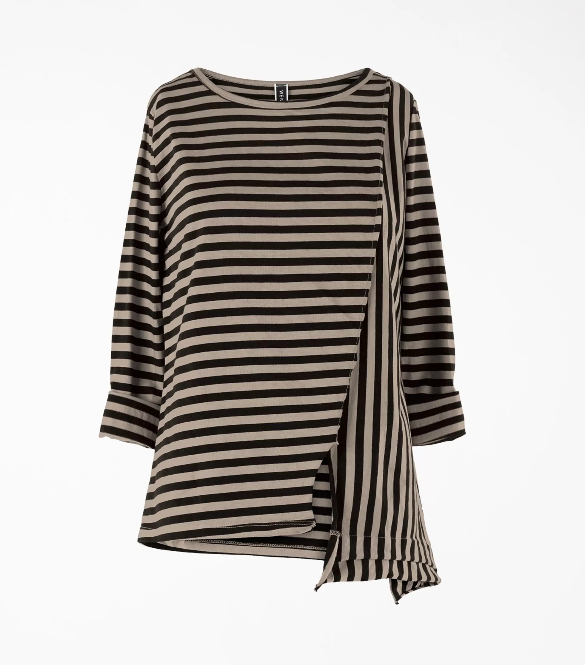 WENDYKEI T-Shirt A Righe Con Spacco | Donna Top E Magliette