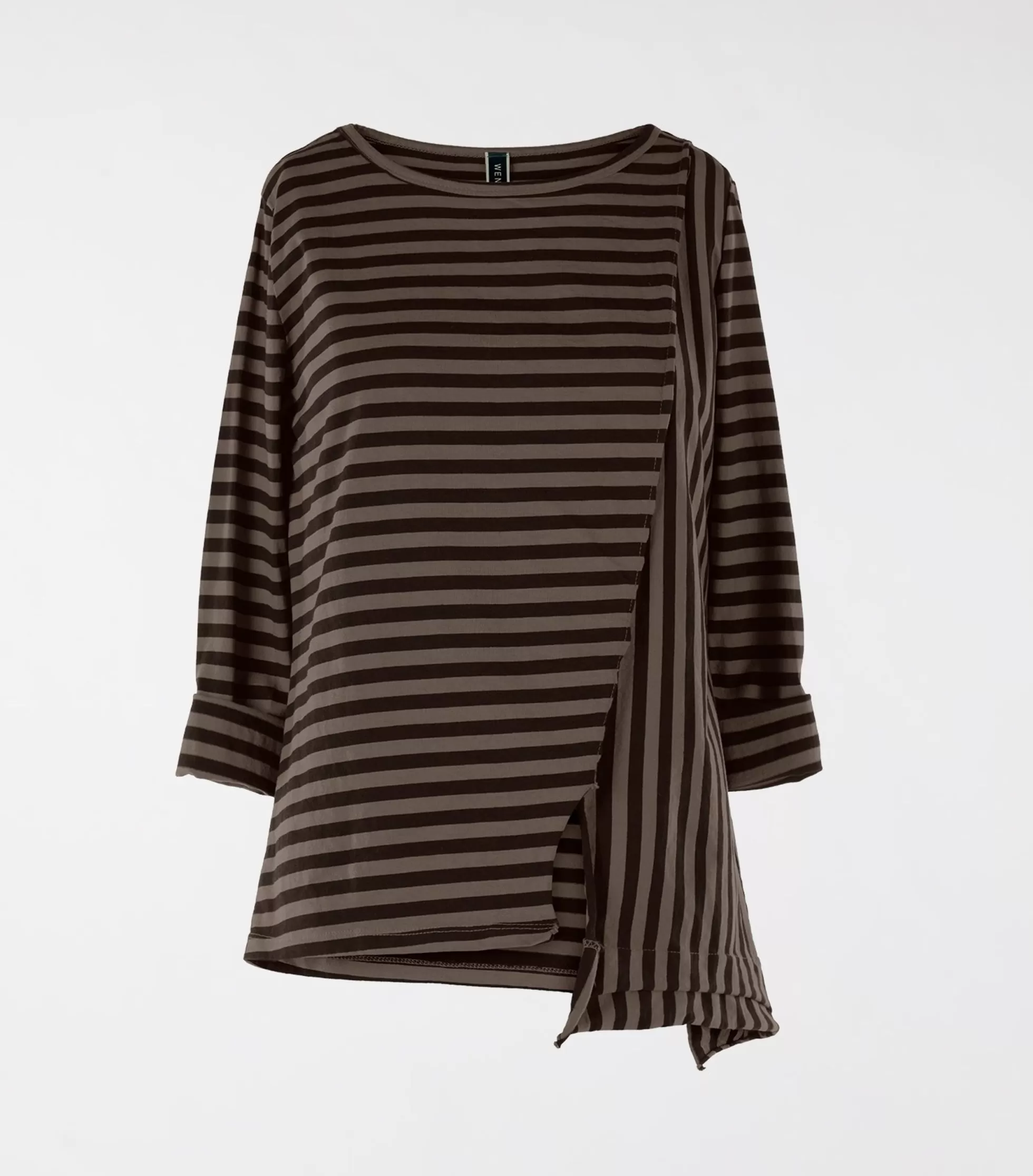 WENDYKEI T-Shirt A Righe Con Spacco | Donna Top E Magliette