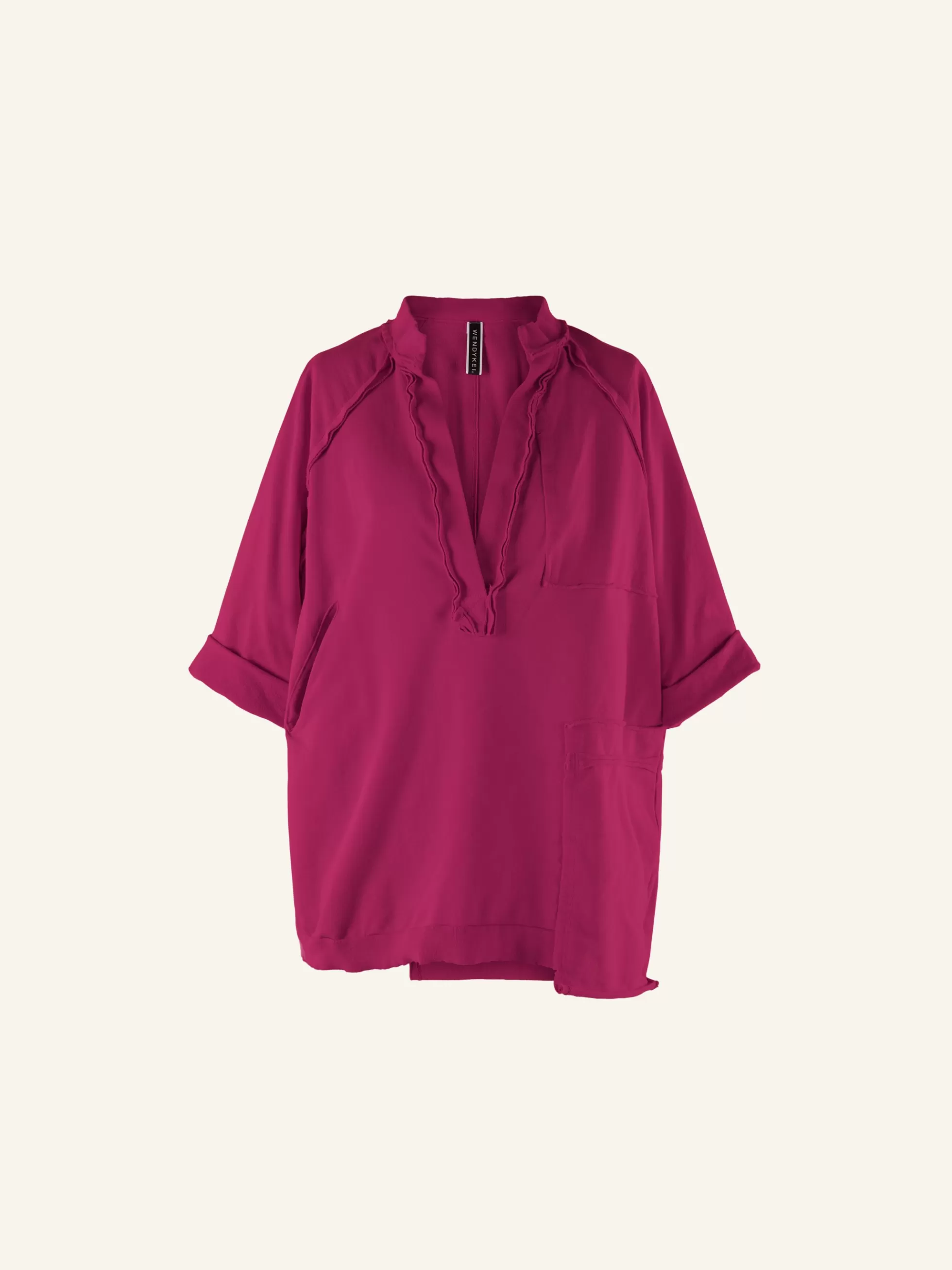 WENDYKEI T-Shirt Con Collo Polo Aperto | Donna Felpa