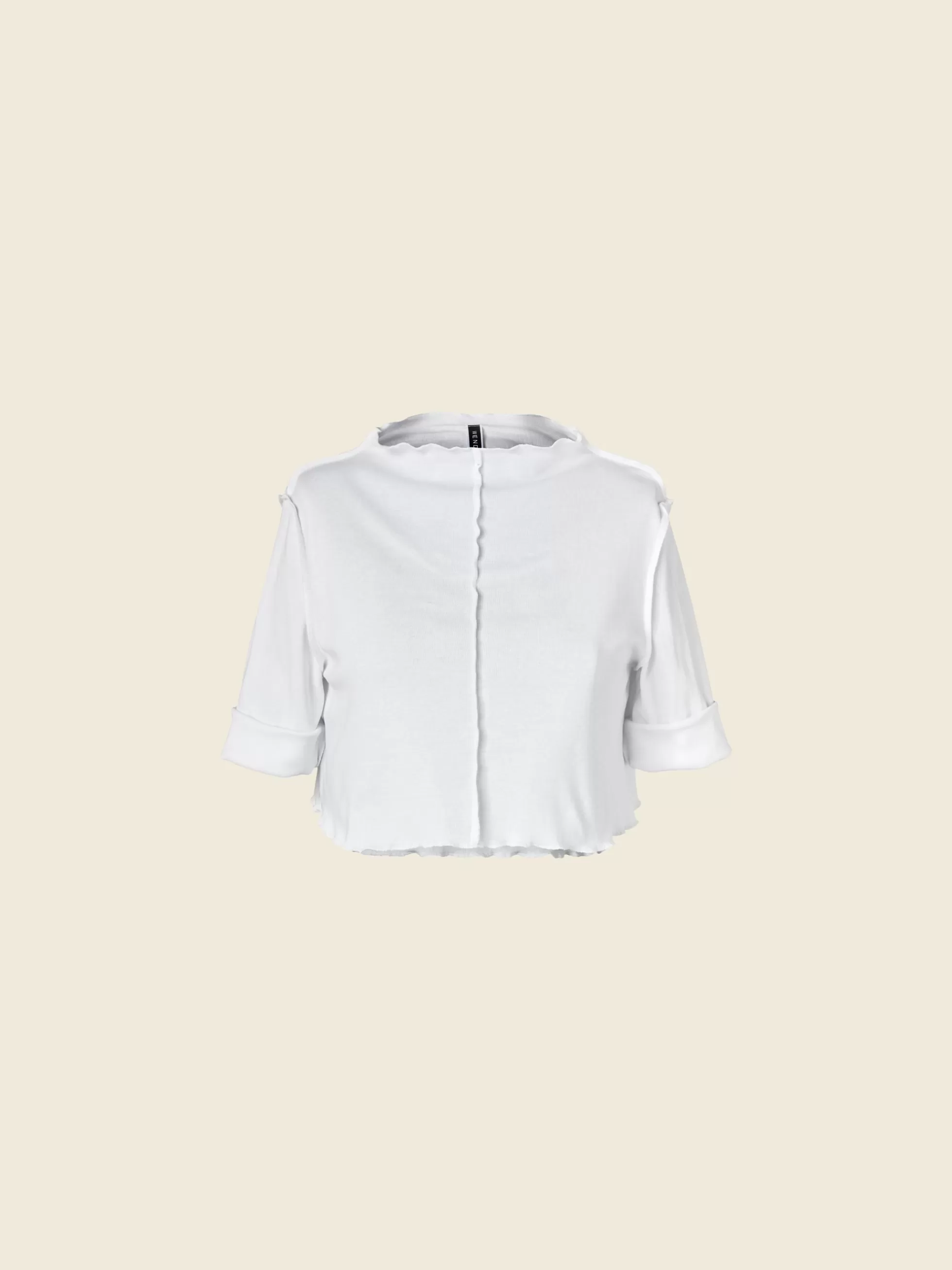 WENDYKEI T-Shirt Crop Con Bordo A Frutta | Donna Top E Magliette
