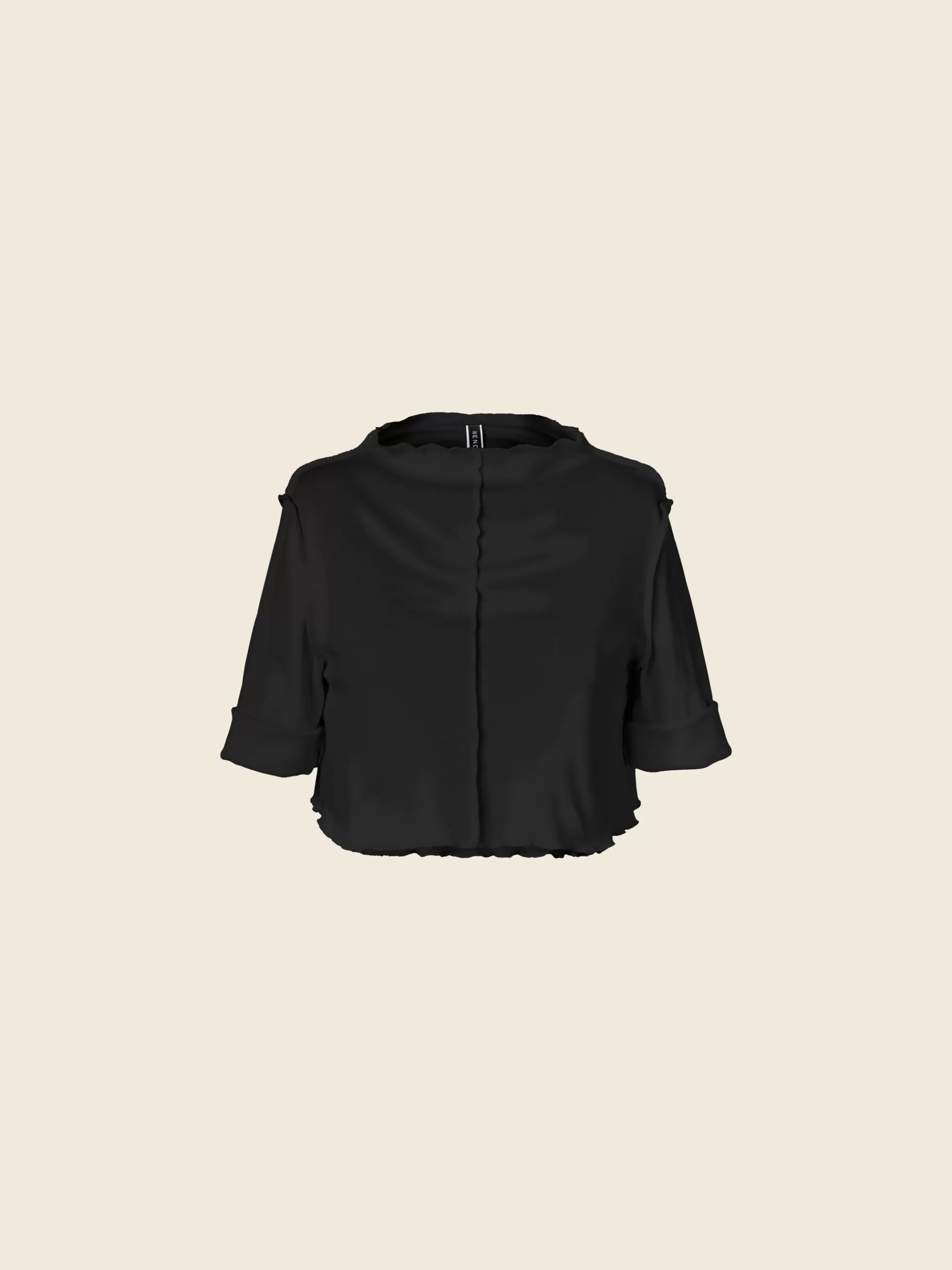 WENDYKEI T-Shirt Crop Con Bordo A Frutta | Donna Top E Magliette
