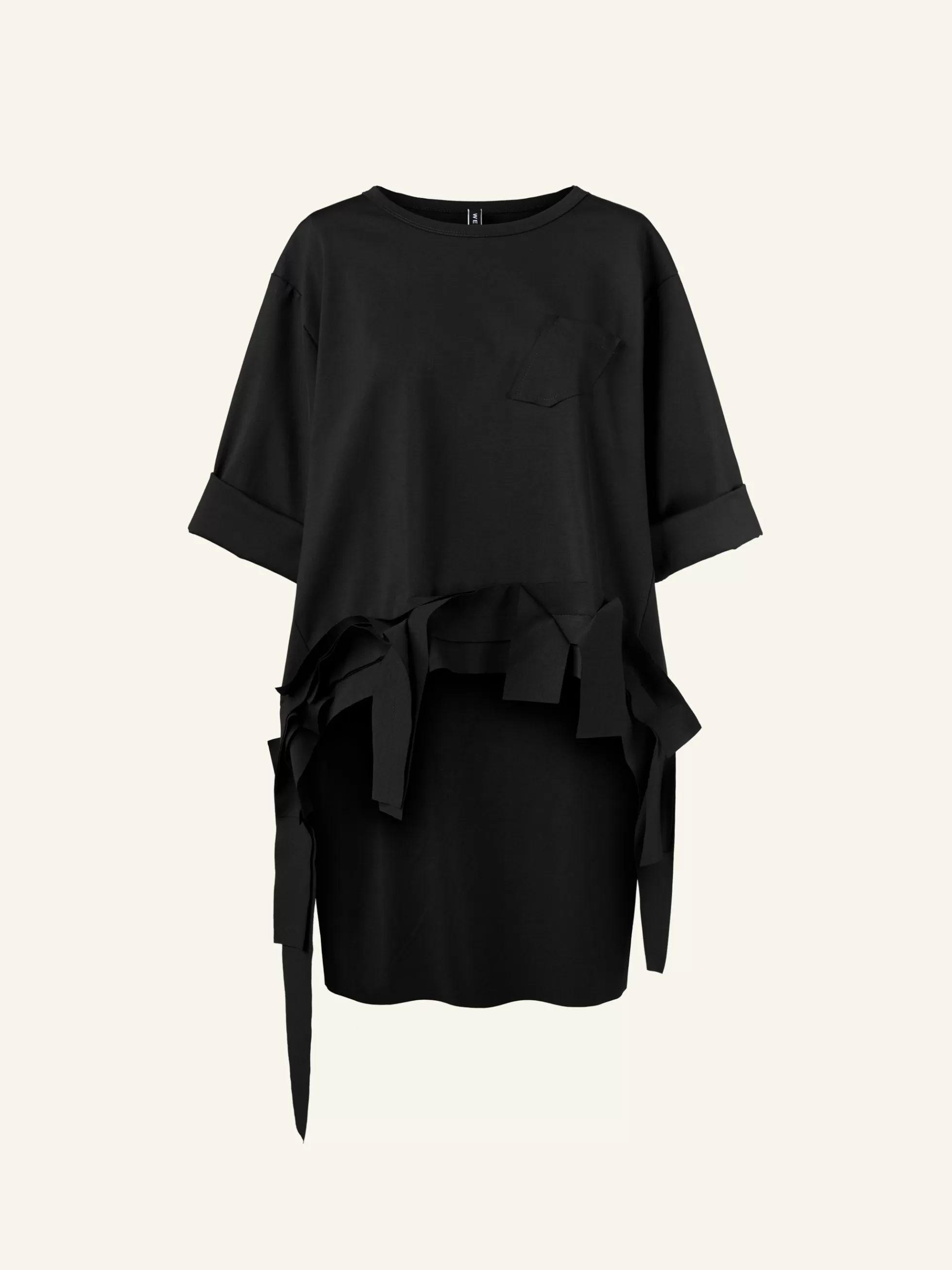 WENDYKEI T-Shirt In Tessuto Punto Milano Con Schiena Piu Lunga | Donna Top E Magliette